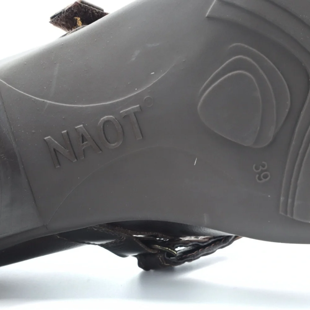 NAOT Forward Mary Jane Shoes Women’s EU 39 US 8 Brown Leather Comfort Low Heel - Picture 10 of 11